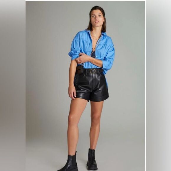 Maeve Poplin Button-down Top - Picture 2 of 10